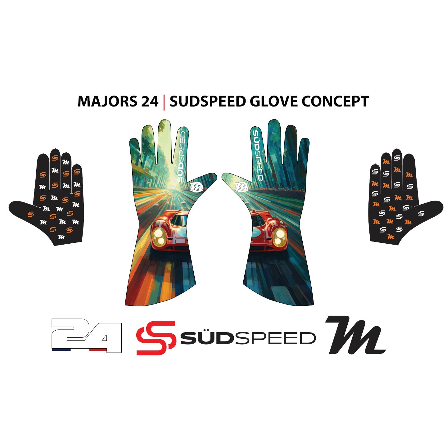 PRE-ORDER - Südspeed Majors 24 Limited Run Sim Racing Gloves